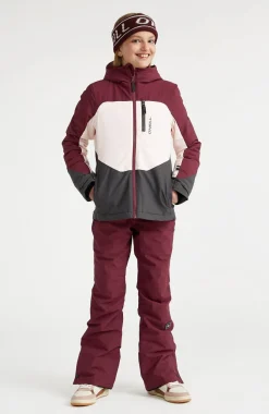 Clearance O’Neill Ski Jas Carbonite | Windsor Wine Colour Block