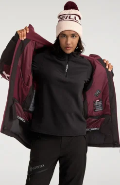 Discount O’Neill Ski Jas GORE-TEX Psycho Tech | Windsor Wine Colour Block