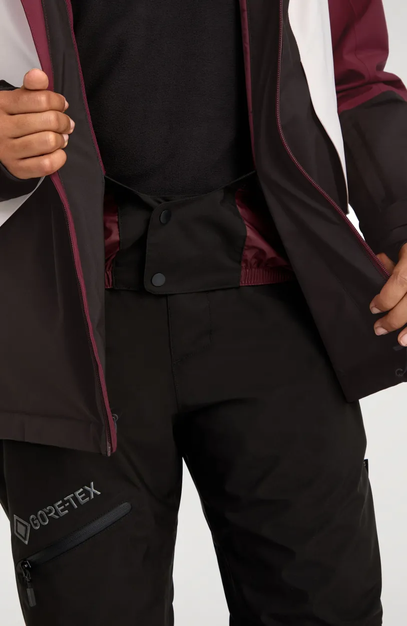Discount O’Neill Ski Jas GORE-TEX Psycho Tech | Windsor Wine Colour Block
