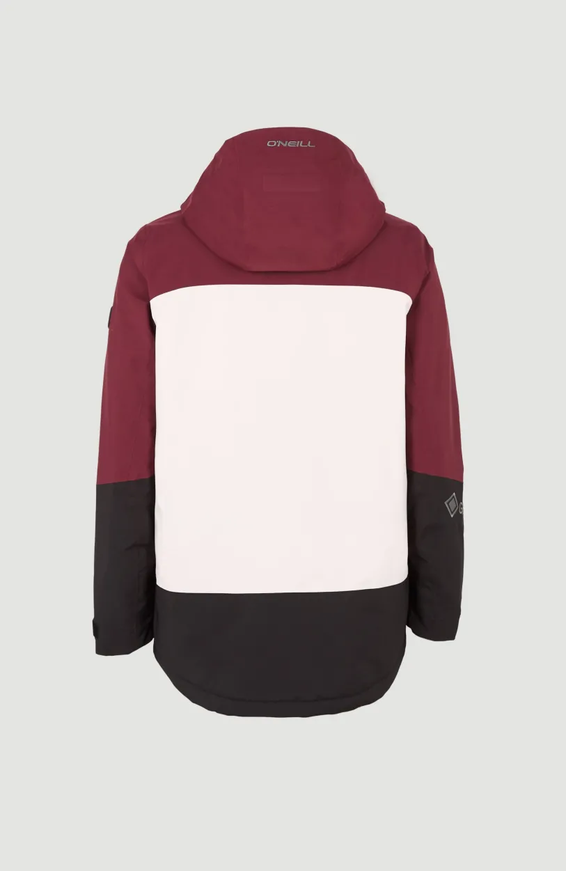 Discount O’Neill Ski Jas GORE-TEX Psycho Tech | Windsor Wine Colour Block