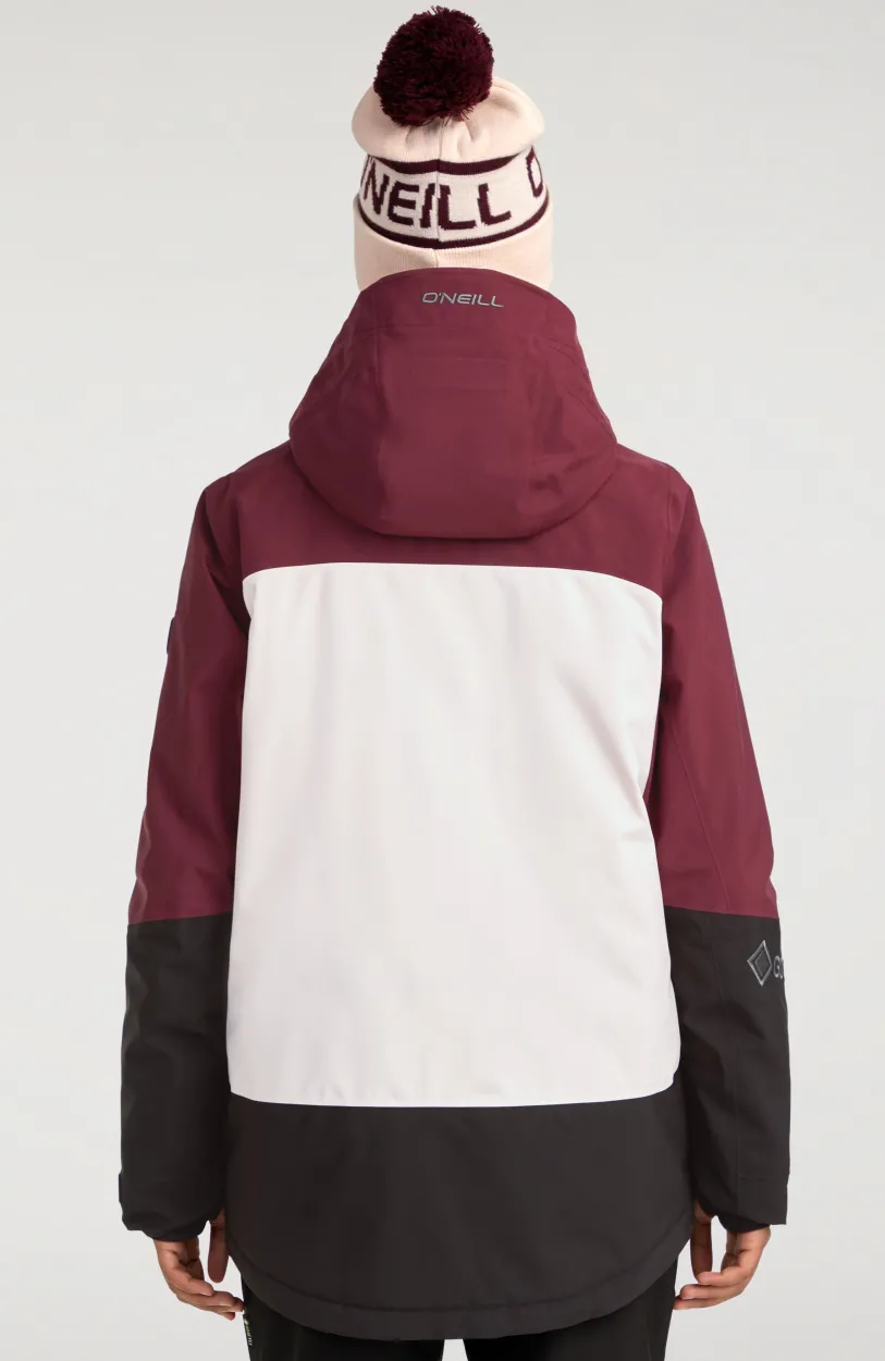 Discount O’Neill Ski Jas GORE-TEX Psycho Tech | Windsor Wine Colour Block