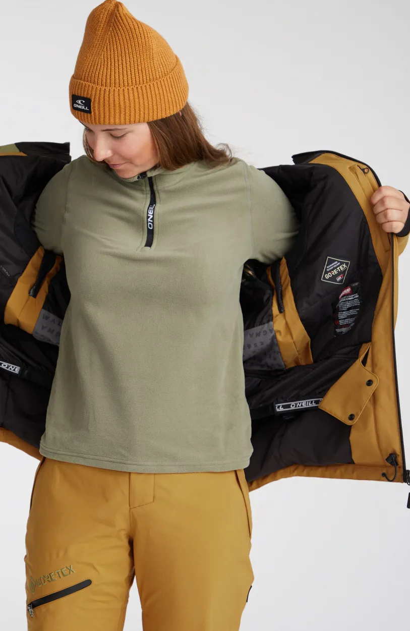 Outlet O’Neill Ski Jas GORE-TEX Psycho Tech | Deep Lichen Green Colour Block