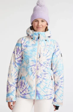 Online O’Neill Ski Jas Lite | Pink Tie Dye