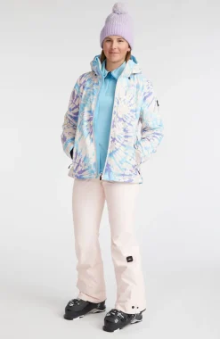 Online O’Neill Ski Jas Lite | Pink Tie Dye