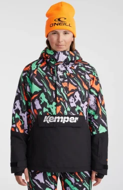 Clearance O’Neill Ski Jas O'Riginals Anorak 20K/20K | Black Out Colour Block