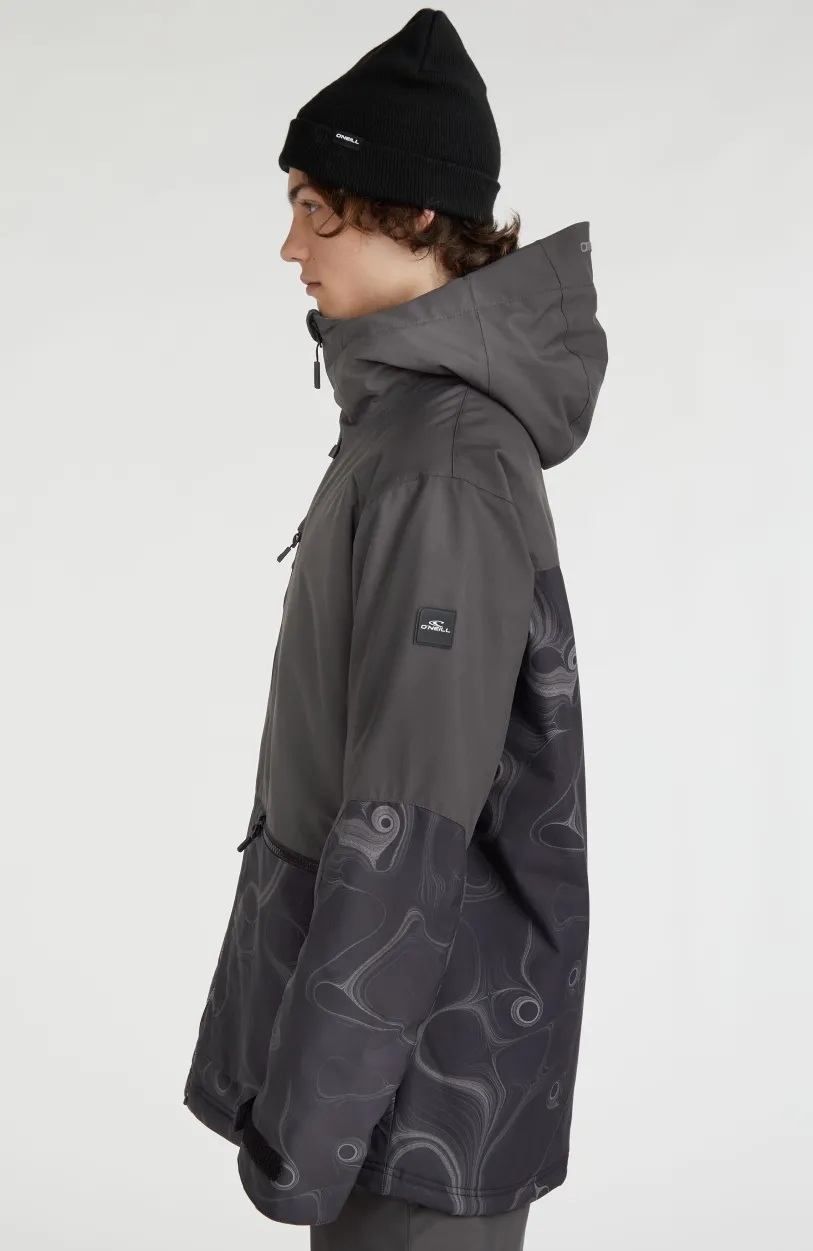 Hot O’Neill Ski Jas Texture | Black Out Colour Block