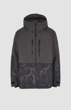 Hot O’Neill Ski Jas Texture | Black Out Colour Block