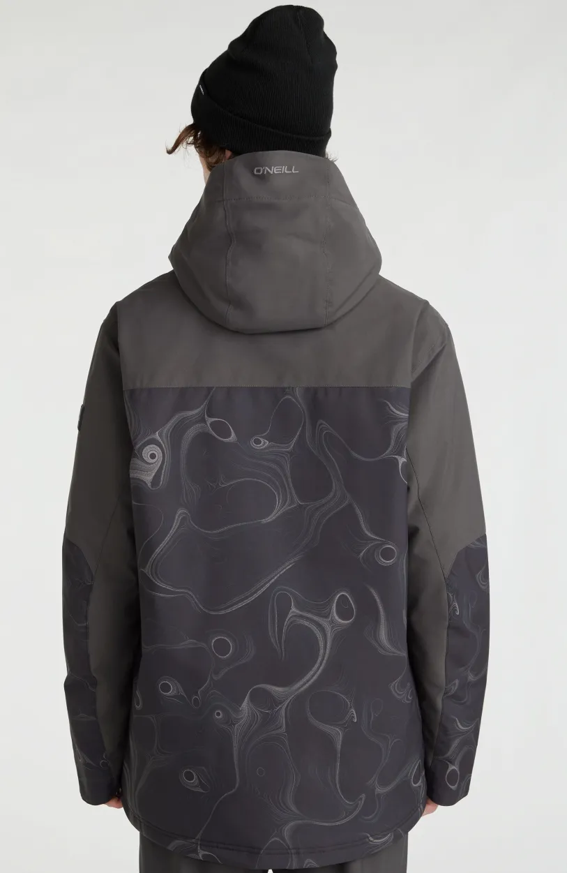 Hot O’Neill Ski Jas Texture | Black Out Colour Block