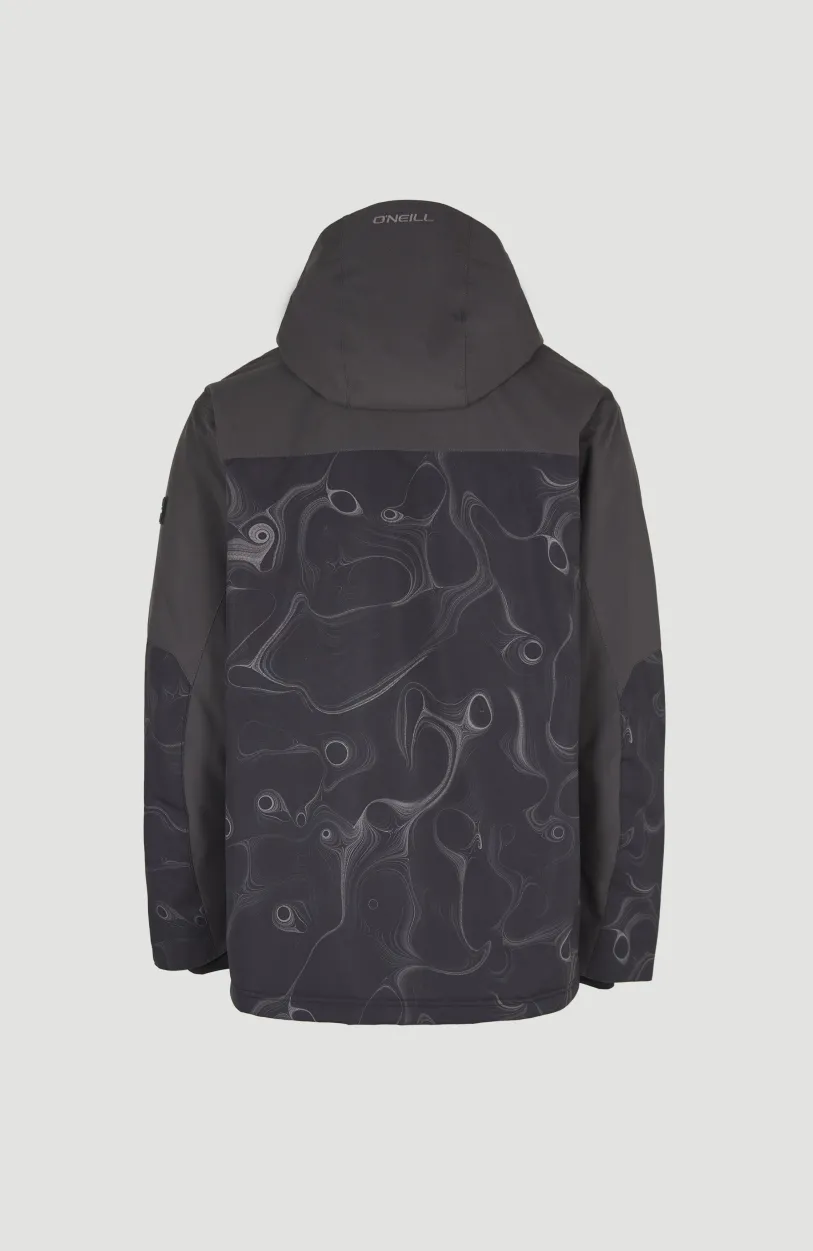 Hot O’Neill Ski Jas Texture | Black Out Colour Block