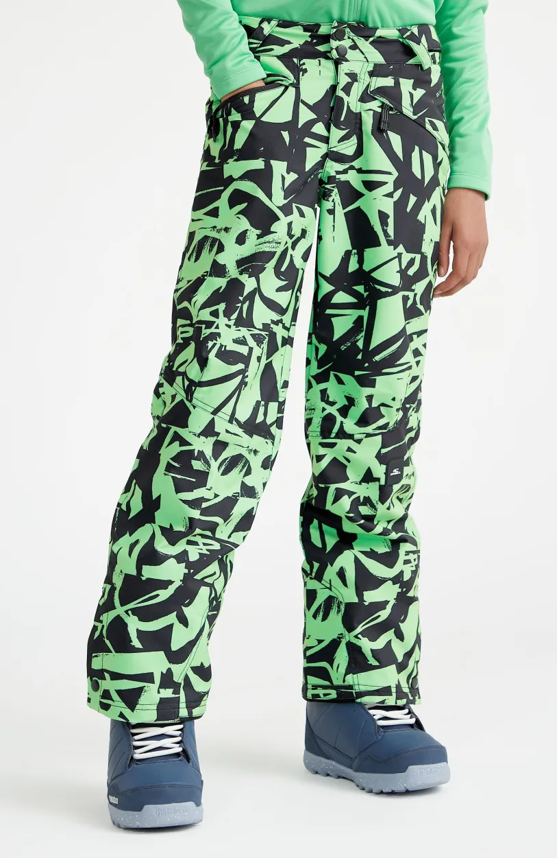 Discount O’Neill Skibroek Hammer Printed | Green Scribble