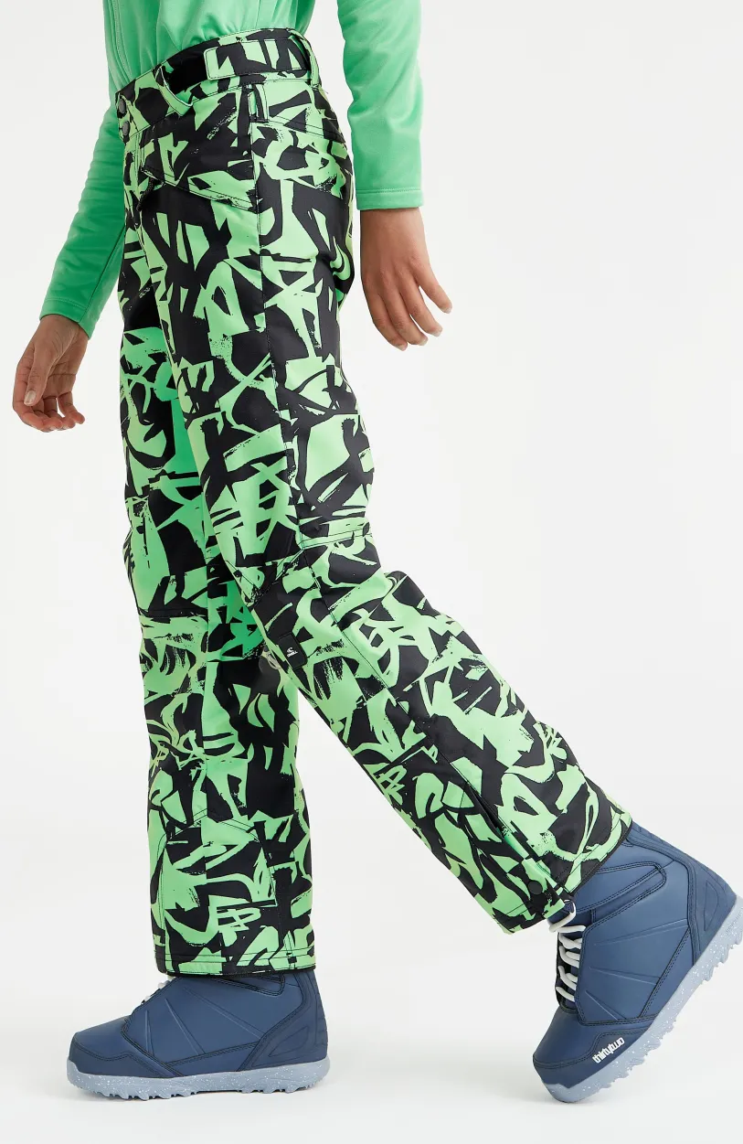 Discount O’Neill Skibroek Hammer Printed | Green Scribble