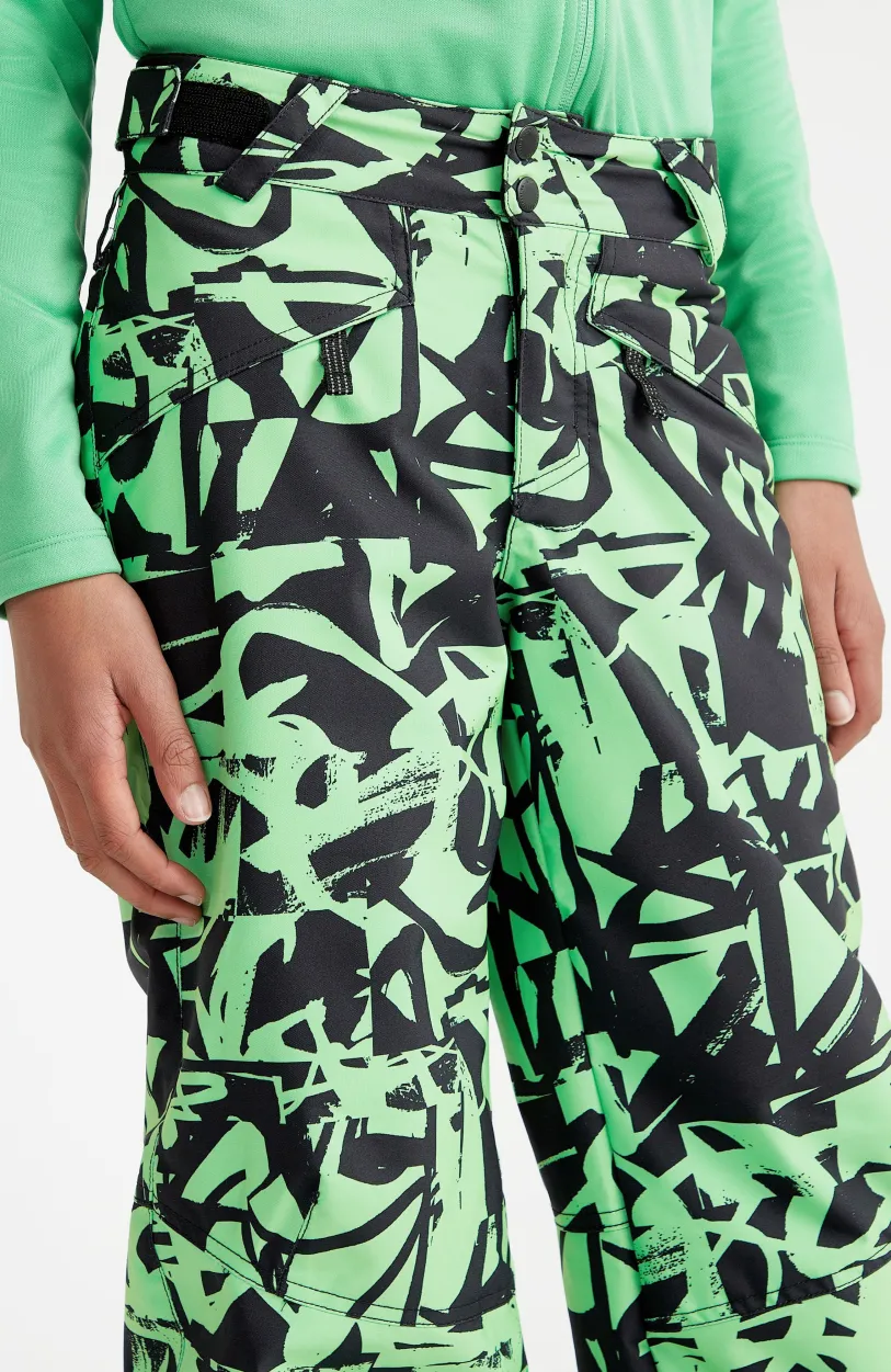 Discount O’Neill Skibroek Hammer Printed | Green Scribble