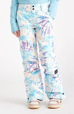 O’Neill Skibroek Star Printed | Pink Tie Dye