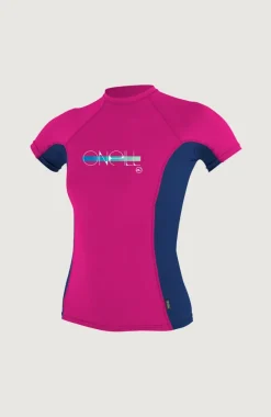 Online O’Neill Skins Short Sleeve Crew | Dark Pink