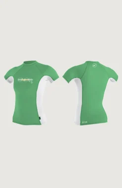 Outlet O’Neill Skins Short Sleeve Crew | Light Green