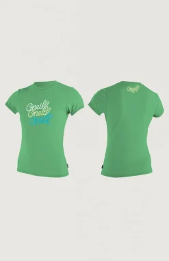 Hot O’Neill Skins Short Sleeve Rash Tee | Light Green