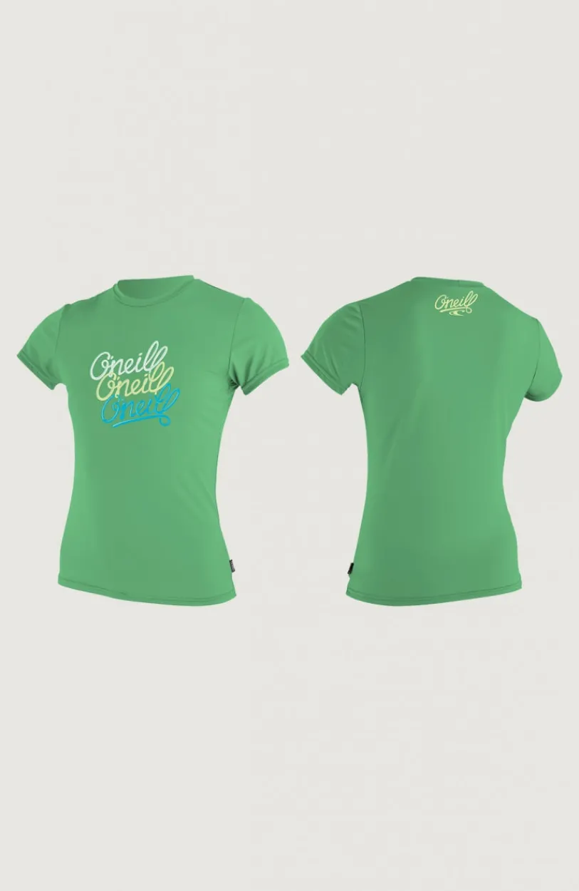 Hot O’Neill Skins Short Sleeve Rash Tee | Light Green