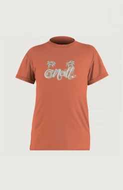 Discount O’Neill Skins Short Sleeve Rash Tee | Orange