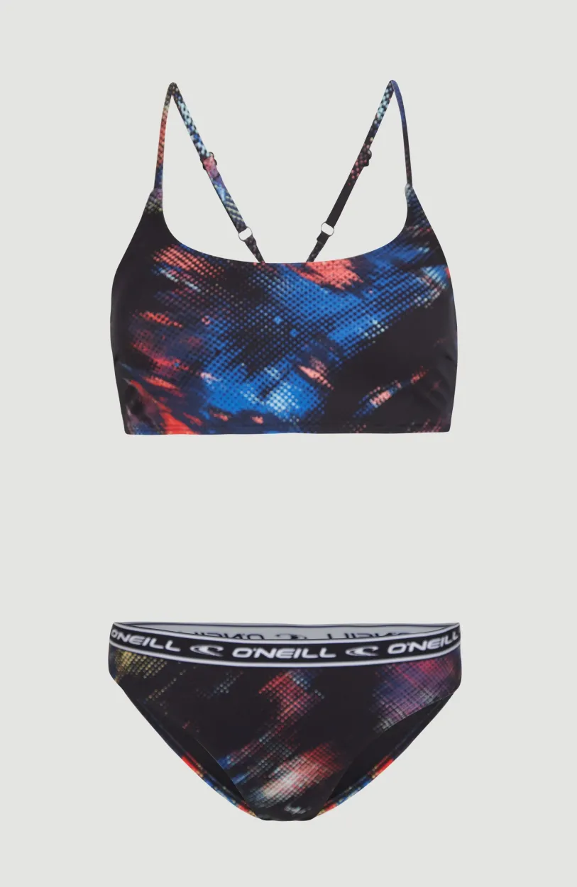 Online O’Neill Sport Bralette Bikiniset | Black Future Fade