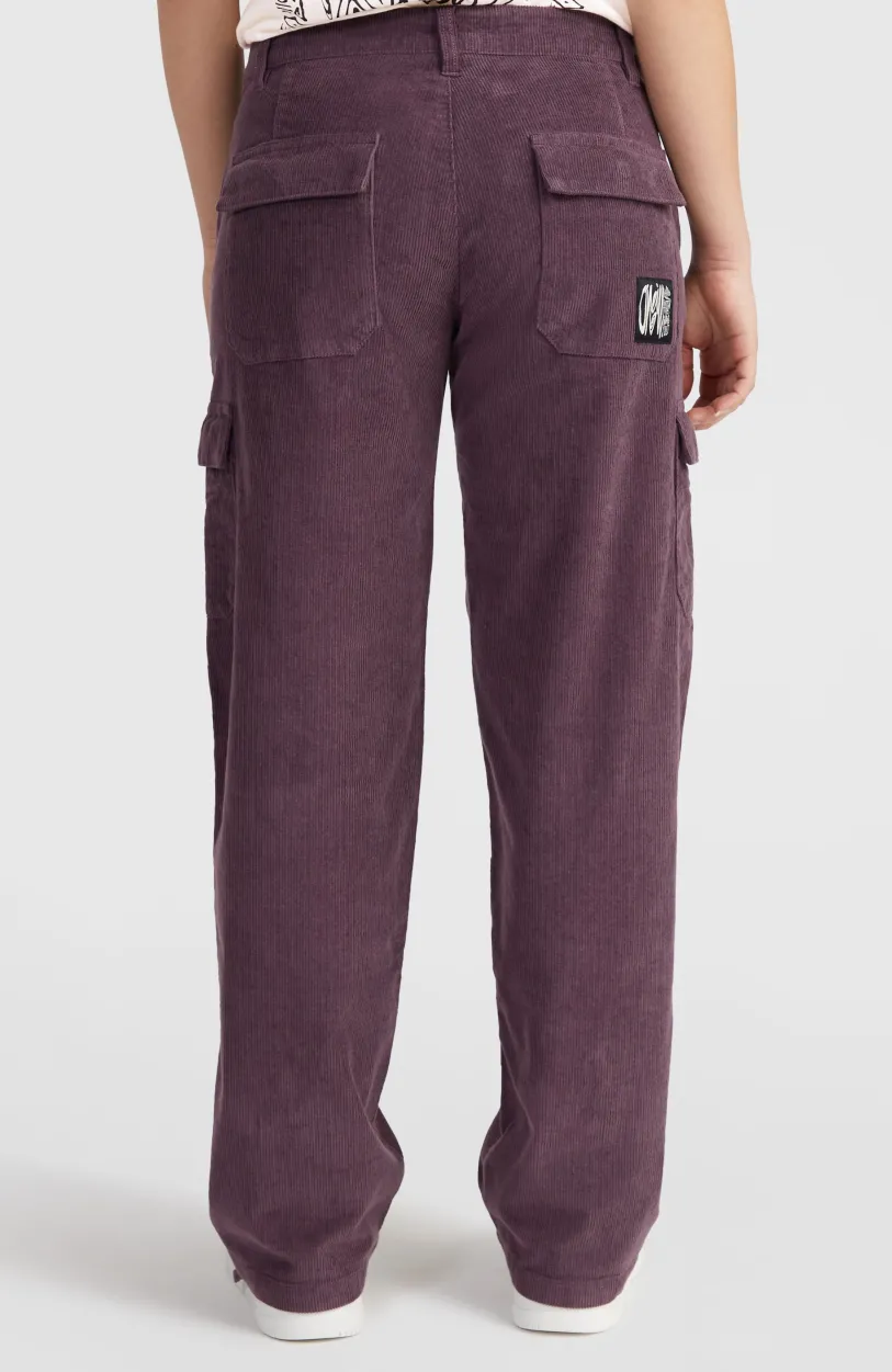 Outlet O’Neill Surf Heroes Cord Cargobroek | Mauve Miracle