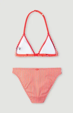Discount O’Neill Surf State Triangelbikiniset | Red Simple Stripe