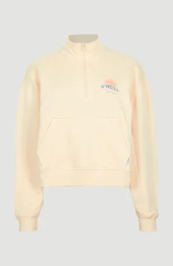 New O’Neill Sweater Bunji Met Halve Rits | Bleached Sand