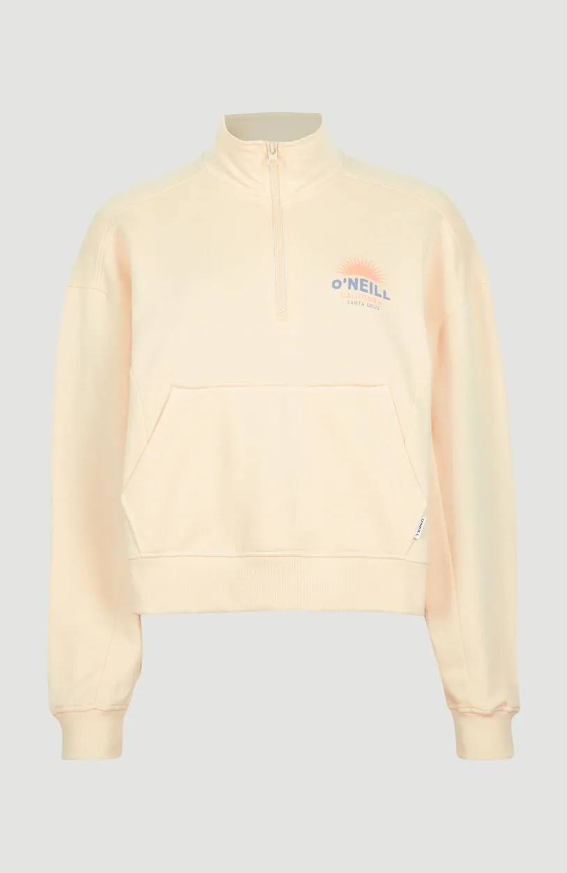 New O’Neill Sweater Bunji Met Halve Rits | Bleached Sand