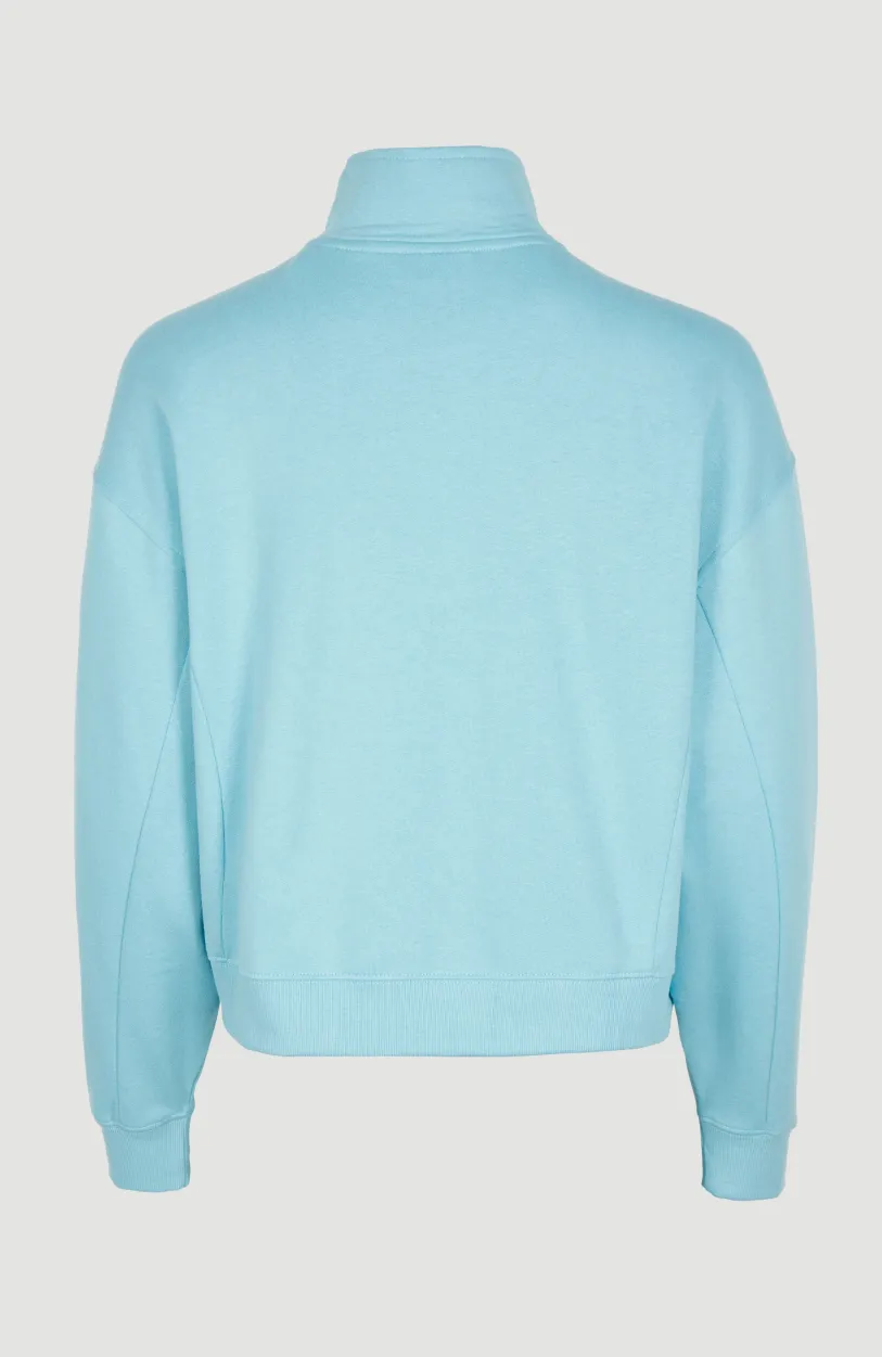 Clearance O’Neill Sweater Cove Met Halve Rits | Blue Topaz