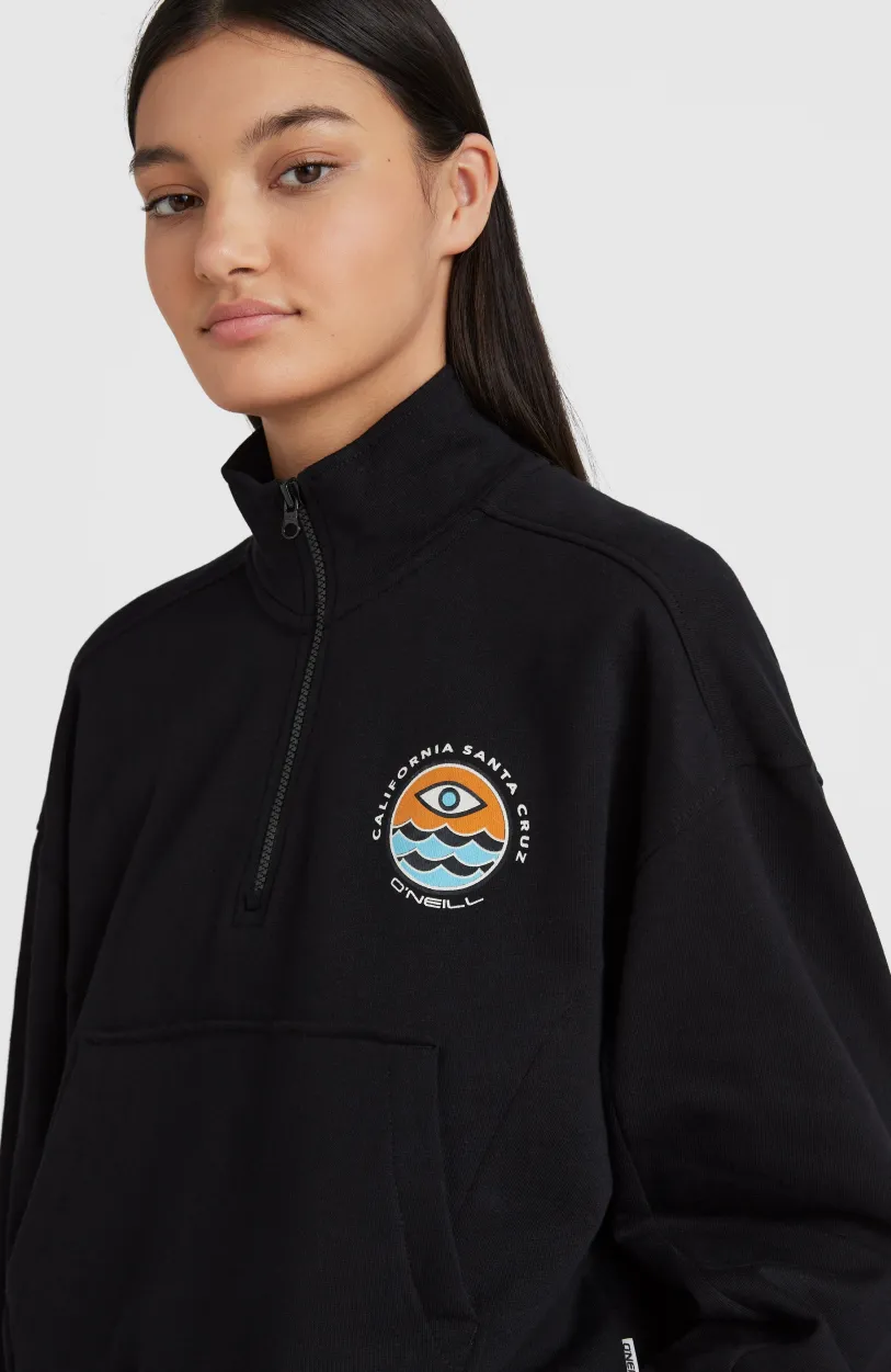 Discount O’Neill Sweater Cove Met Halve Rits | Black Out