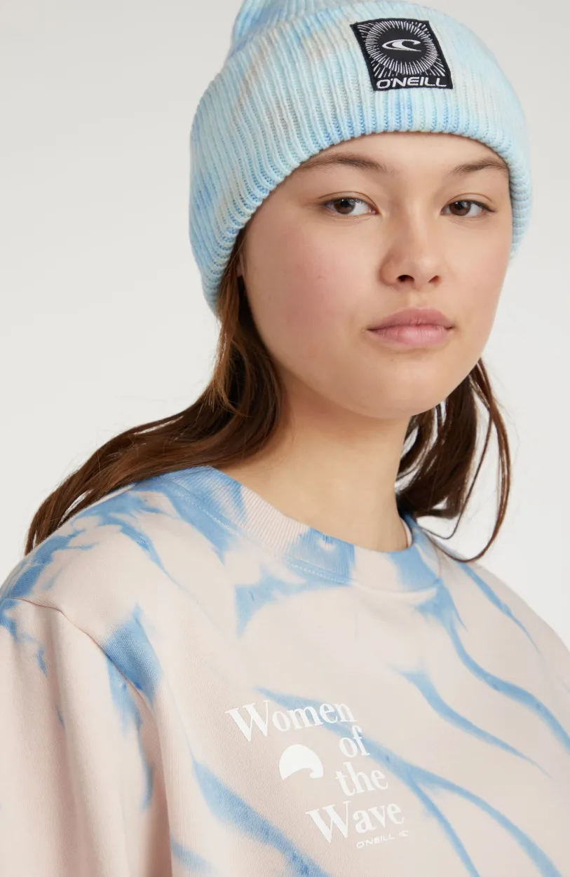 New O’Neill Sweater Women Of The Wave | Pink Tie Dye