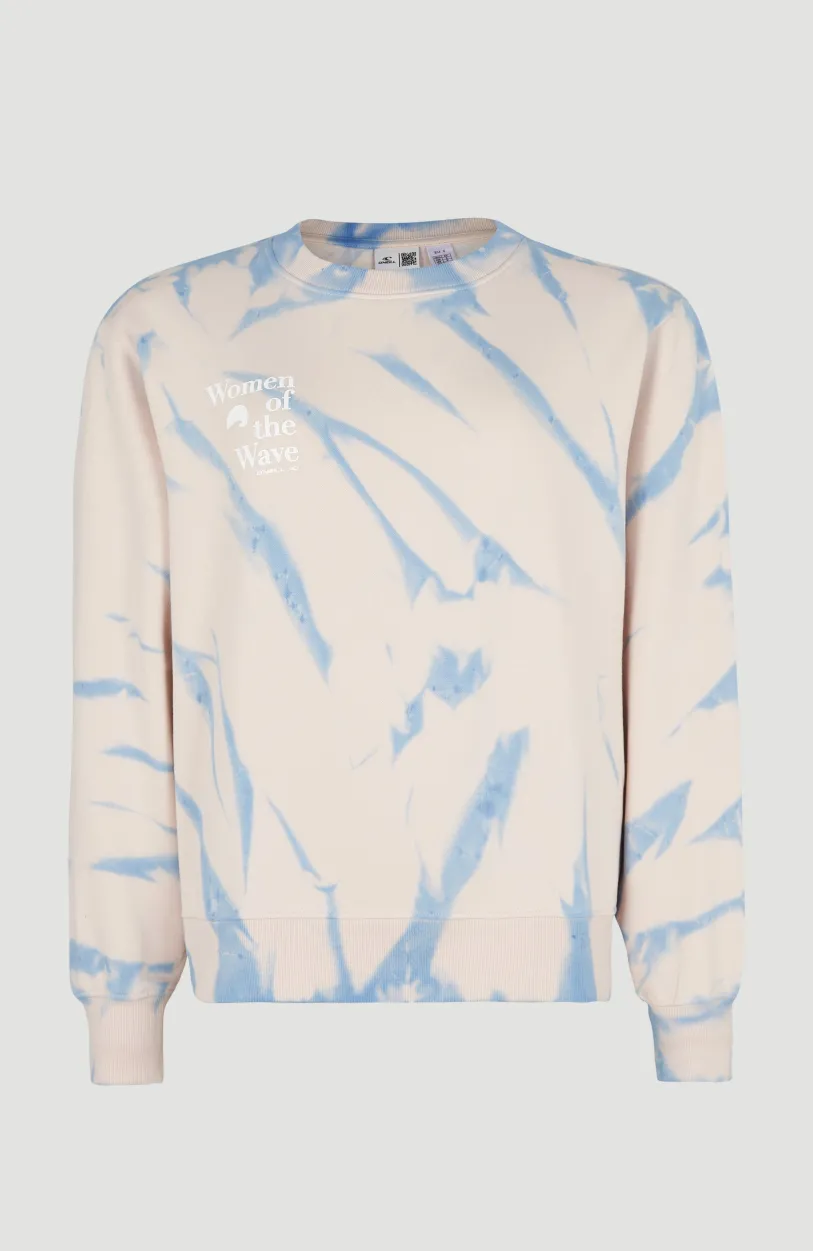 New O’Neill Sweater Women Of The Wave | Pink Tie Dye
