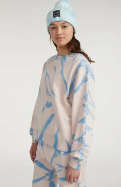 New O’Neill Sweater Women Of The Wave | Pink Tie Dye
