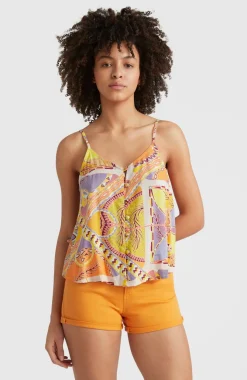 O’Neill Tanktop Tiare Woven | Yellow Scarf Print