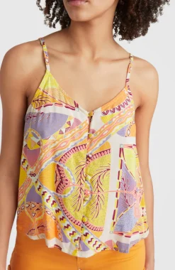 O’Neill Tanktop Tiare Woven | Yellow Scarf Print