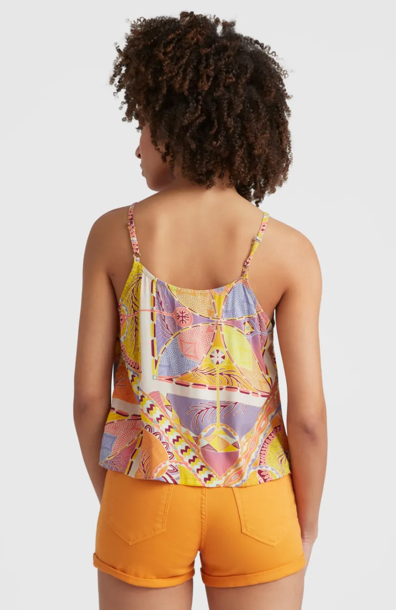 O’Neill Tanktop Tiare Woven | Yellow Scarf Print