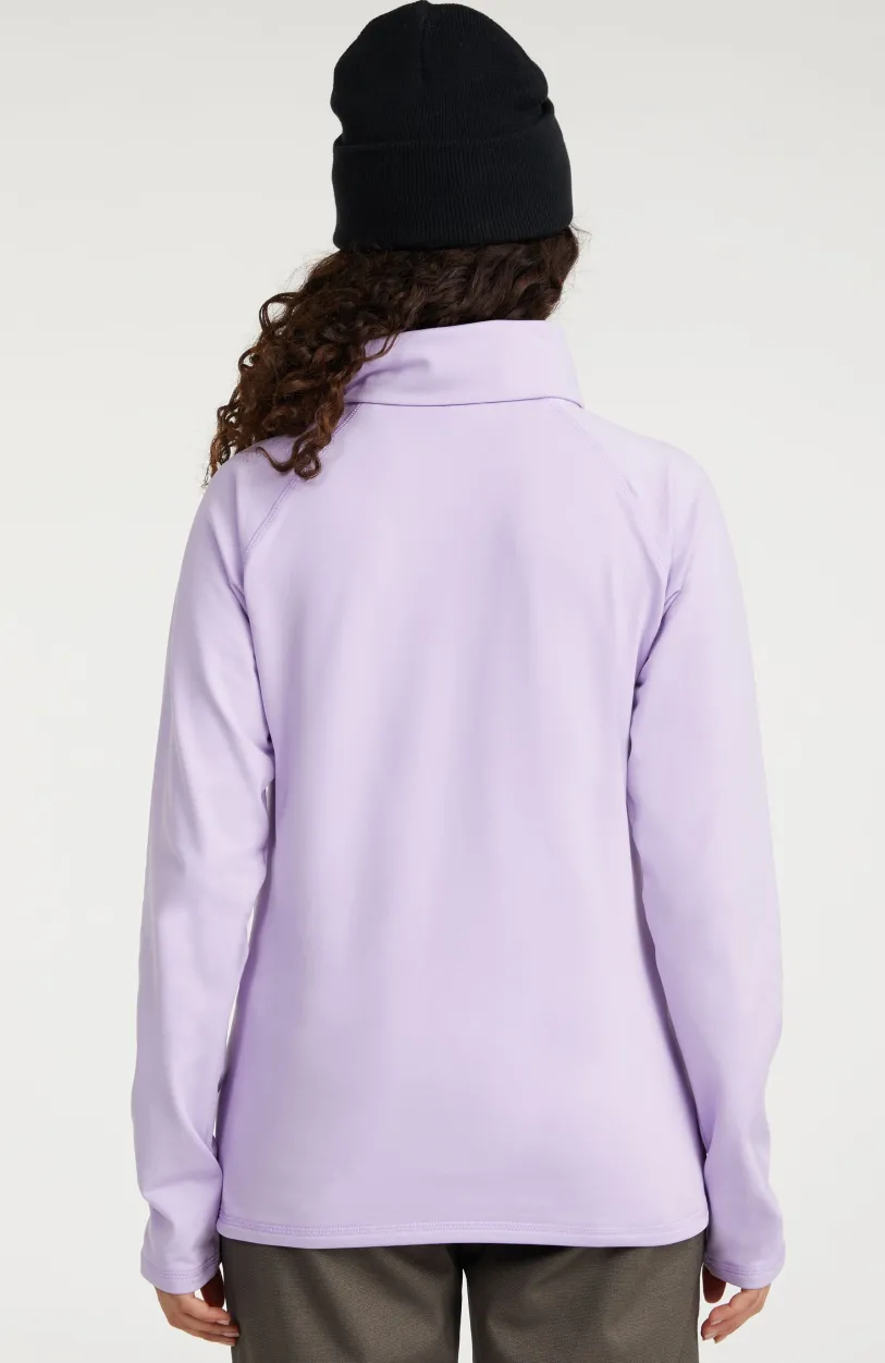 Outlet O’Neill Trui Clime Fleece Met Halve Rits | Purple Rose