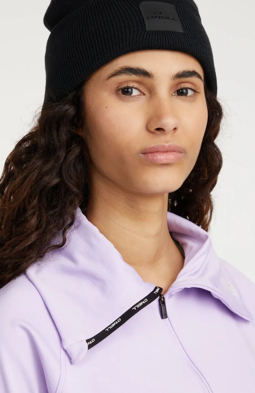 Outlet O’Neill Trui Clime Fleece Met Halve Rits | Purple Rose