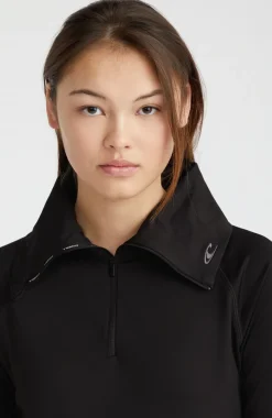 Outlet O’Neill Trui Clime Fleece Met Halve Rits | Black Out