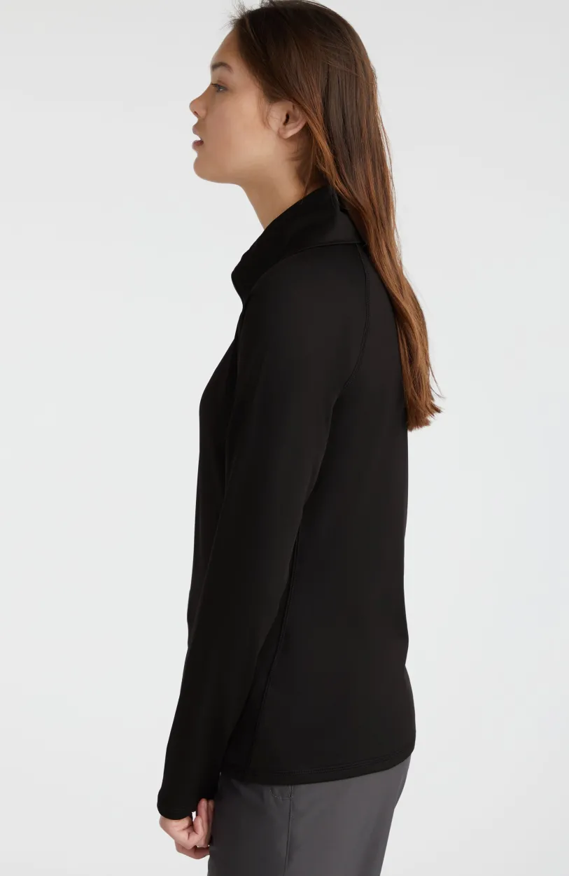 Outlet O’Neill Trui Clime Fleece Met Halve Rits | Black Out