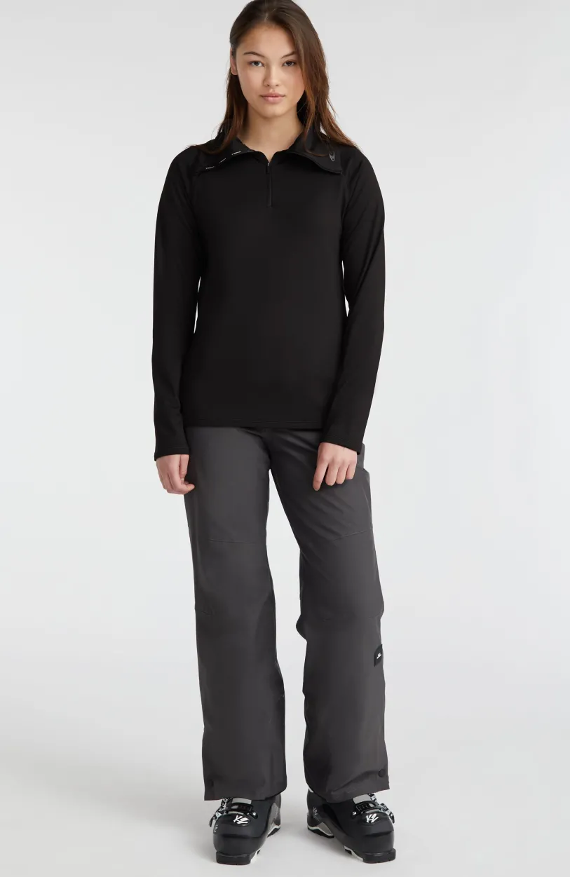 Outlet O’Neill Trui Clime Fleece Met Halve Rits | Black Out