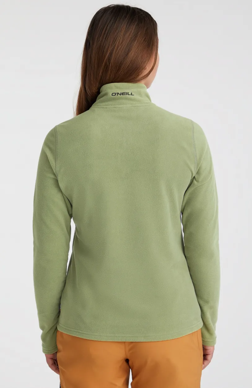 Outlet O’Neill Trui Jack's Fleece Met Halve Rits | Deep Lichen Green