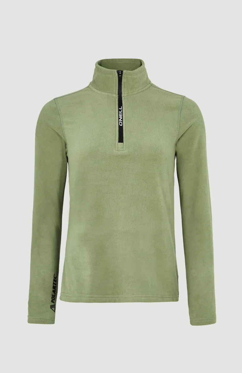 Outlet O’Neill Trui Jack's Fleece Met Halve Rits | Deep Lichen Green