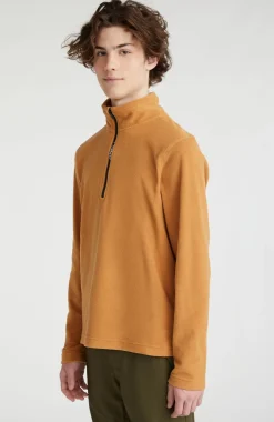 New O’Neill Trui Jack's Fleece Met Halve Rits | Rich Caramel