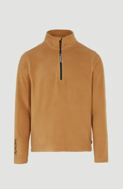 New O’Neill Trui Jack's Fleece Met Halve Rits | Rich Caramel