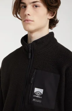 Sale O’Neill Trui Surf Heroes Fleece Met Halve Rits | Black Out