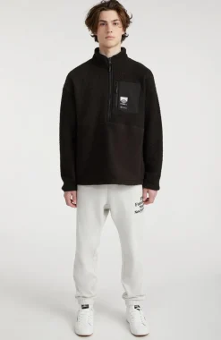 Sale O’Neill Trui Surf Heroes Fleece Met Halve Rits | Black Out