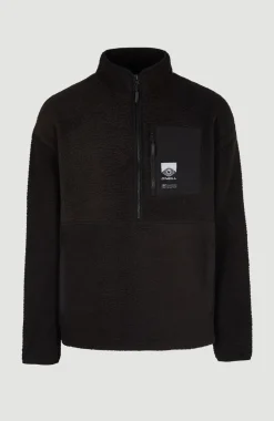 Sale O’Neill Trui Surf Heroes Fleece Met Halve Rits | Black Out