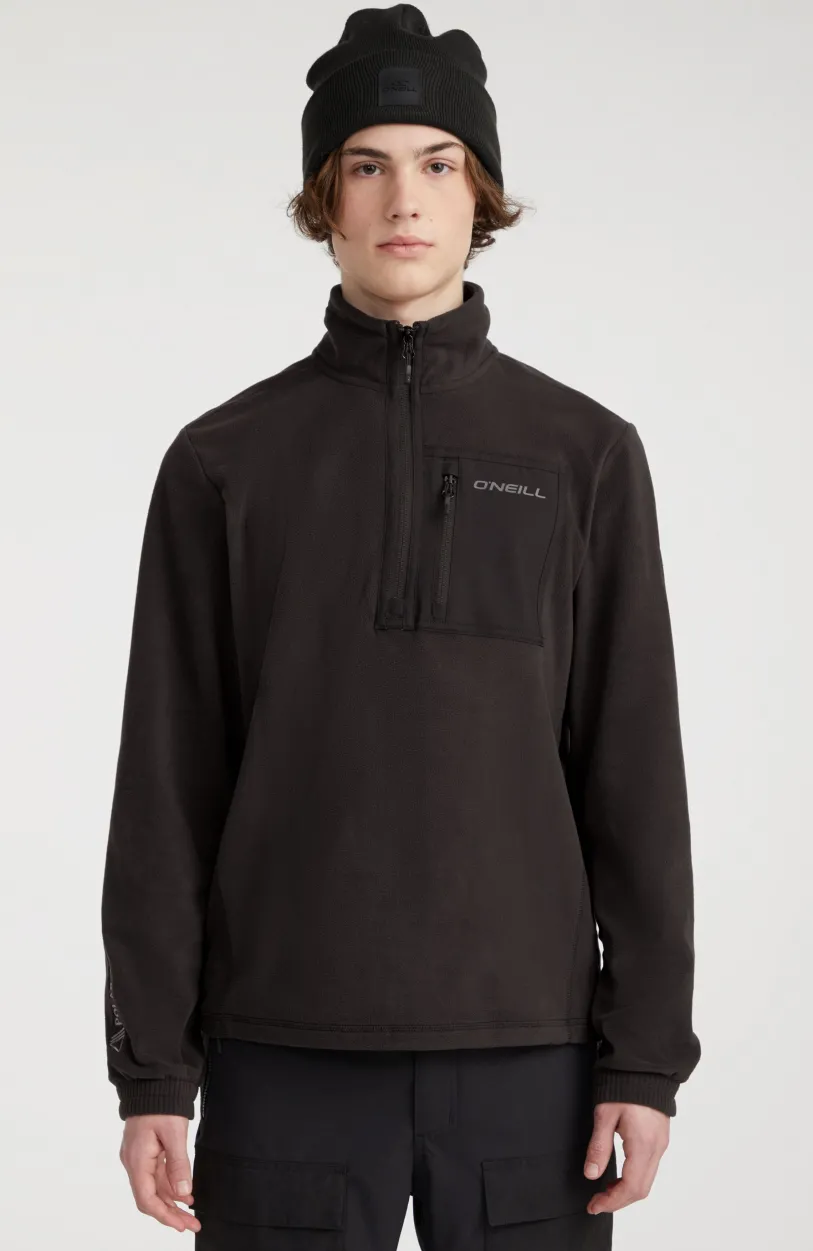 Online O’Neill Trui Utility Light Fleece Met Halve Rits | Black Out