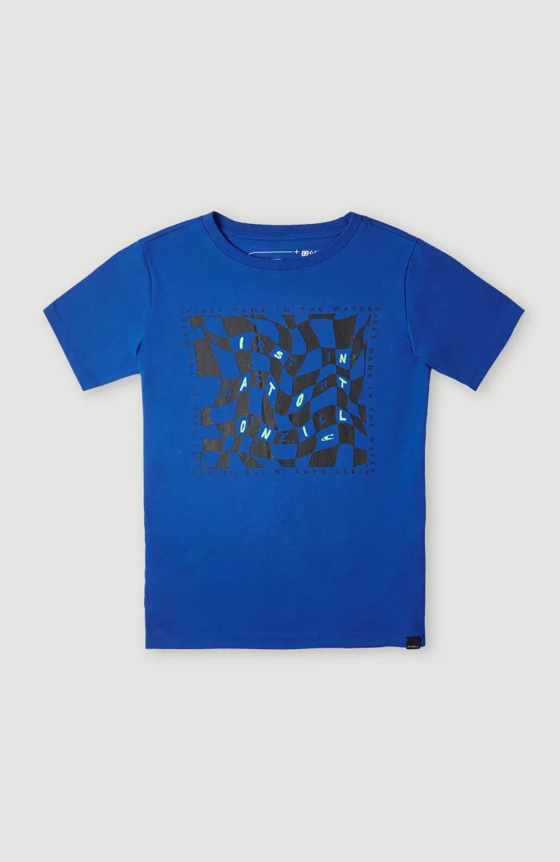 Best O’Neill T-shirt Checker | Princess Blue