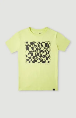 Clearance O’Neill T-shirt Checker | Sunny Lime